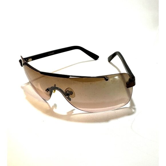 Guess GL0523 Brown Gradient Lens Rimless Sunglasses - Picture 1 of 5